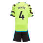 2023-2024 Arsenal Away Mini Kit (White 4)