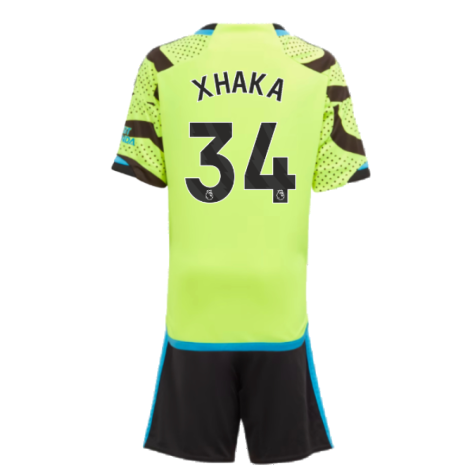 2023-2024 Arsenal Away Mini Kit (Xhaka 34)