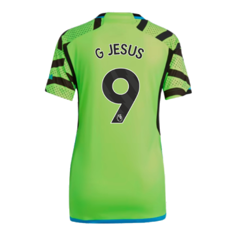 2023-2024 Arsenal Away Shirt (Ladies) (G Jesus 9)