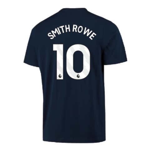 2023-2024 Arsenal DNA Graphic Tee (Navy) (Smith Rowe 10)