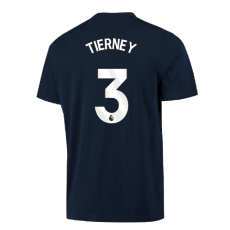 2023-2024 Arsenal DNA Graphic Tee (Navy) (Tierney 3)