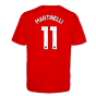 2023-2024 Arsenal DNA Tee (Red) (Martinelli 11)