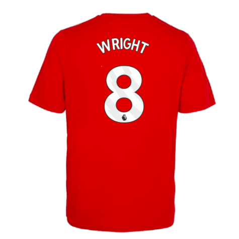 2023-2024 Arsenal DNA Tee (Red) (Wright 8)