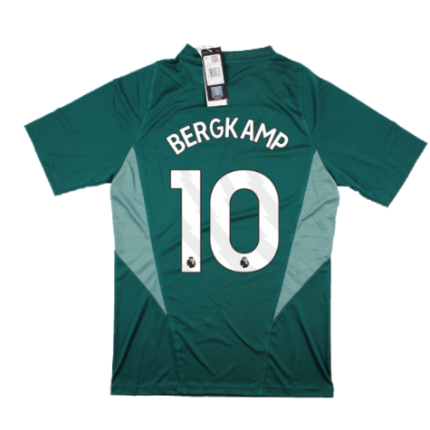 2023-2024 Arsenal EU Training Jersey (Rich Green) (Bergkamp 10)