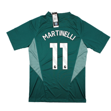 2023-2024 Arsenal EU Training Jersey (Rich Green) (Martinelli 11)