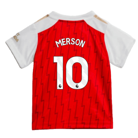 2023-2024 Arsenal Home Baby Kit (Merson 10)