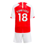 2023-2024 Arsenal Home Mini Kit (Tomiyasu 18)