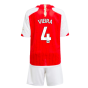 2023-2024 Arsenal Home Mini Kit (Vieira 4)