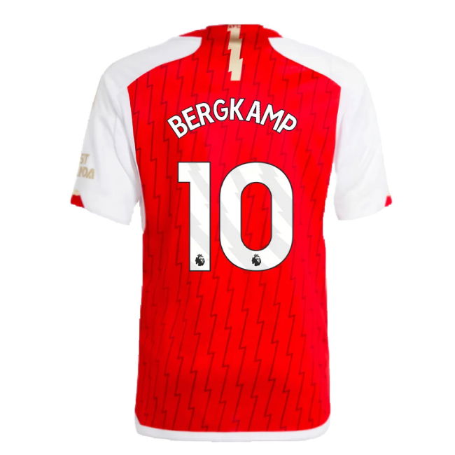 2023-2024 Arsenal Home Shirt (Kids) (Bergkamp 10)
