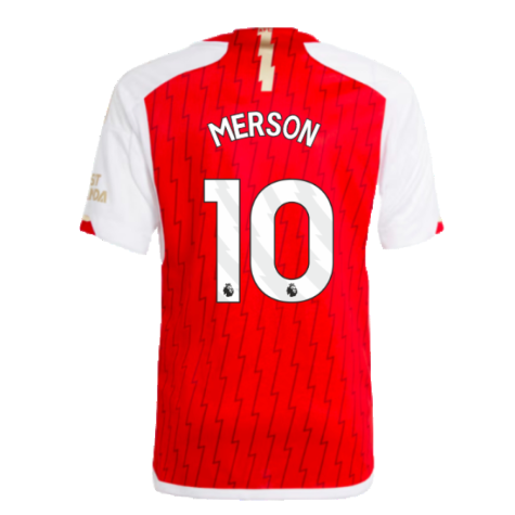 2023-2024 Arsenal Home Shirt (Kids) (Merson 10)