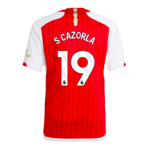 2023-2024 Arsenal Home Shirt (Kids) (S Cazorla 19)
