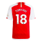 2023-2024 Arsenal Home Shirt (Kids) (Tomiyasu 18)