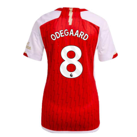 2023-2024 Arsenal Home Shirt (Ladies) (Odegaard 8)