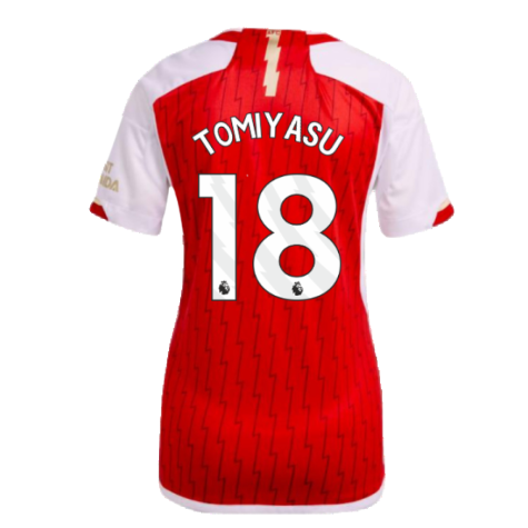 2023-2024 Arsenal Home Shirt (Ladies) (Tomiyasu 18)