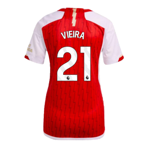 2023-2024 Arsenal Home Shirt (Ladies) (Vieira 21)