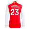 2023-2024 Arsenal Long Sleeve Home Shirt (Campbell 23)