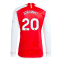 2023-2024 Arsenal Long Sleeve Home Shirt (Jorginho 20)