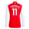 2023-2024 Arsenal Long Sleeve Home Shirt (Martinelli 11)