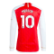 2023-2024 Arsenal Long Sleeve Home Shirt (Merson 10)