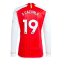 2023-2024 Arsenal Long Sleeve Home Shirt (S Cazorla 19)
