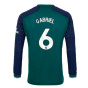 2023-2024 Arsenal Long Sleeve Third Shirt (Gabriel 6)
