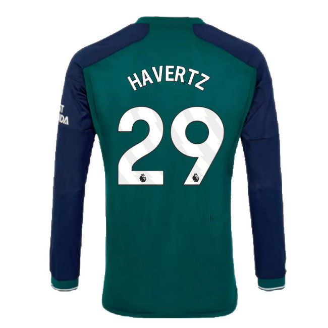 2023-2024 Arsenal Long Sleeve Third Shirt (Havertz 29)