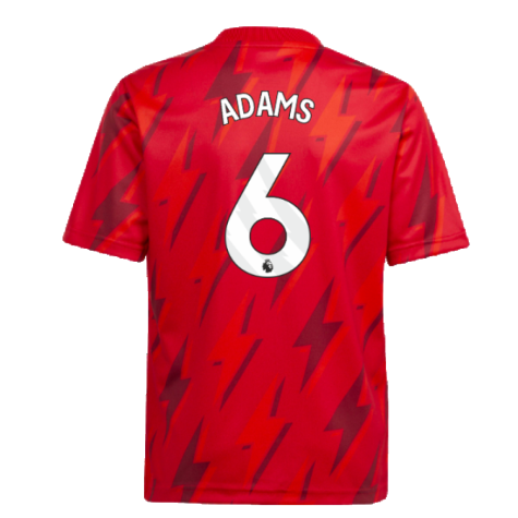 2023-2024 Arsenal Pre-Match Shirt (Red) - Kids (Adams 6)