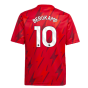 2023-2024 Arsenal Pre-Match Shirt (Red) - Kids (Bergkamp 10)