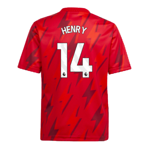 2023-2024 Arsenal Pre-Match Shirt (Red) - Kids (Henry 14)
