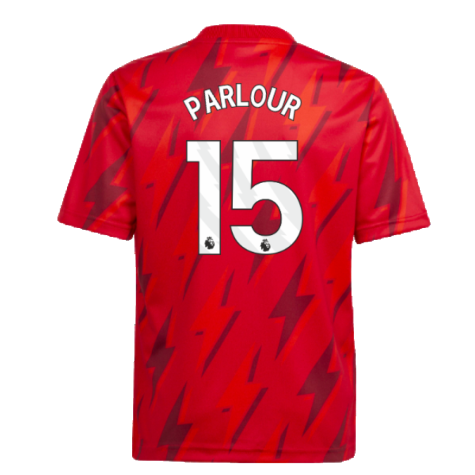 2023-2024 Arsenal Pre-Match Shirt (Red) - Kids (Parlour 15)