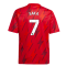 2023-2024 Arsenal Pre-Match Shirt (Red) - Kids (Saka 7)