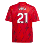 2023-2024 Arsenal Pre-Match Shirt (Red) - Kids (Vieira 21)
