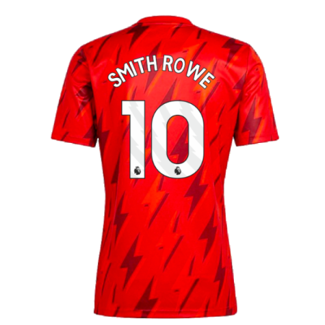 2023-2024 Arsenal Pre-Match Shirt (Red) (Smith Rowe 10)