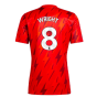 2023-2024 Arsenal Pre-Match Shirt (Red) (Wright 8)