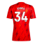 2023-2024 Arsenal Pre-Match Shirt (Red) (Xhaka 34)