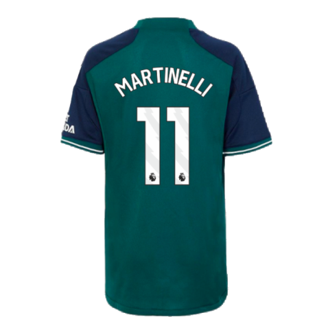 2023-2024 Arsenal Third Shirt (Kids) (Martinelli 11)