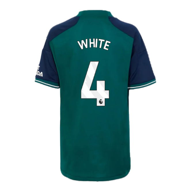 2023-2024 Arsenal Third Shirt (Kids) (White 4)