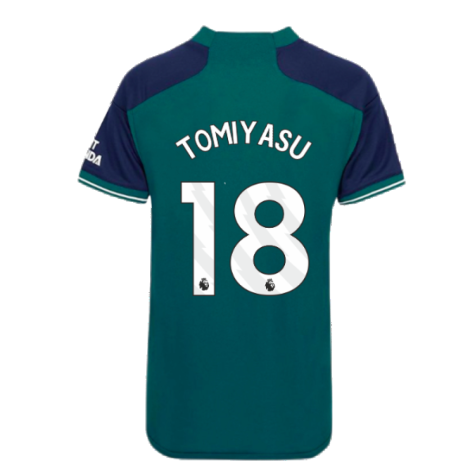 2023-2024 Arsenal Third Shirt (Ladies) (Tomiyasu 18)