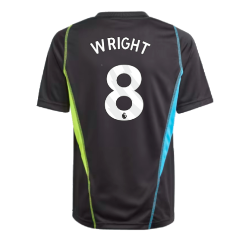 2023-2024 Arsenal Training Jersey (Black) - Kids (Wright 8)