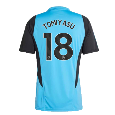 2023-2024 Arsenal Training Jersey (Pulse Blue) (Tomiyasu 18)