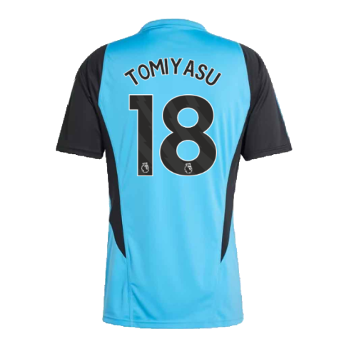 2023-2024 Arsenal Training Jersey (Pulse Blue) (Tomiyasu 18)