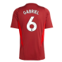 2023-2024 Arsenal Training Jersey (Red) (Gabriel 6)