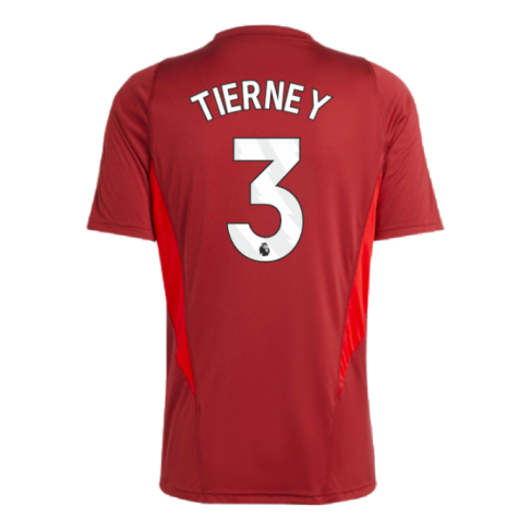 2023-2024 Arsenal Training Jersey (Red) (Tierney 3)