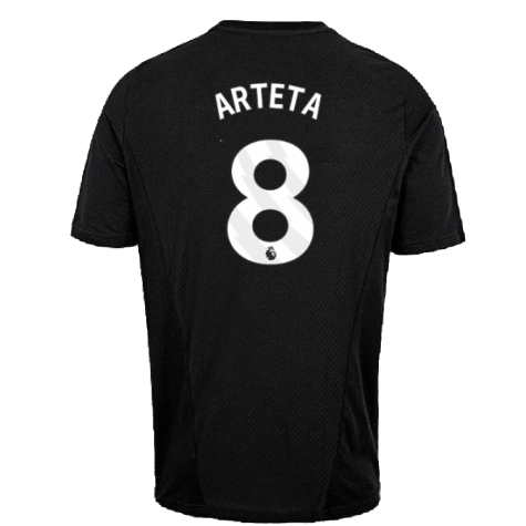 2023-2024 Arsenal Training Tee (Black) (Arteta 8)