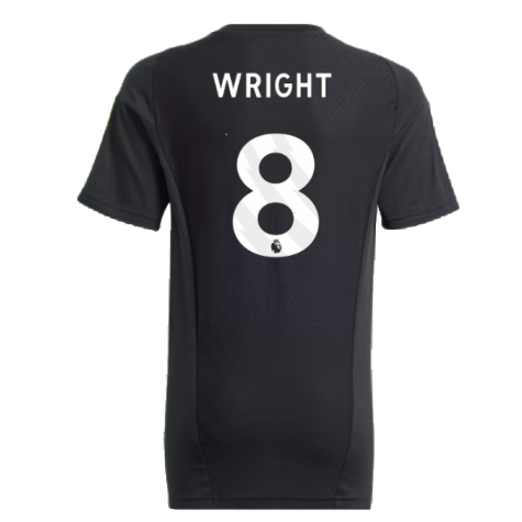 2023-2024 Arsenal Training Tee (Black) - Kids (Wright 8)