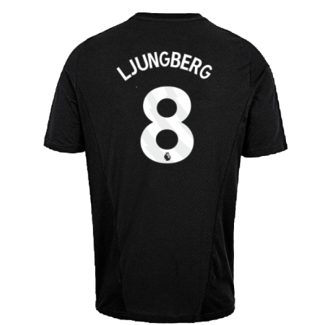 2023-2024 Arsenal Training Tee (Black) (Ljungberg 8)