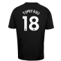 2023-2024 Arsenal Training Tee (Black) (Tomiyasu 18)