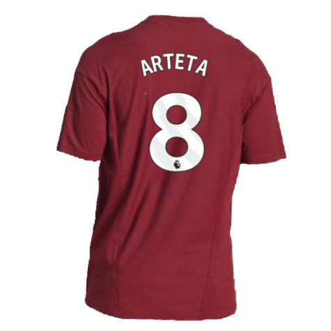 2023-2024 Arsenal Training Tee (Red) (Arteta 8)