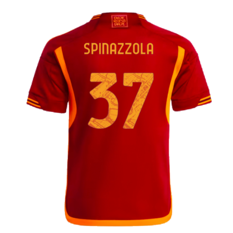 2023-2024 AS Roma Home Mini Kit (SPINAZZOLA 37)