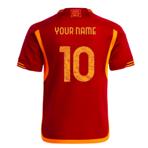 2023-2024 AS Roma Home Mini Kit (Your Name)